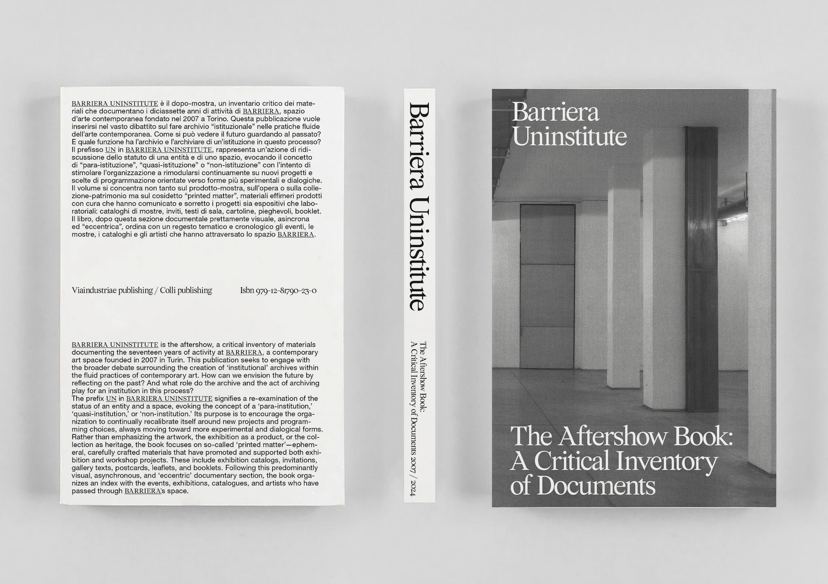 BARRIERA UNINSTITUTE (2007-2024) – The Aftershow Book: A Critical Inventory of Documents